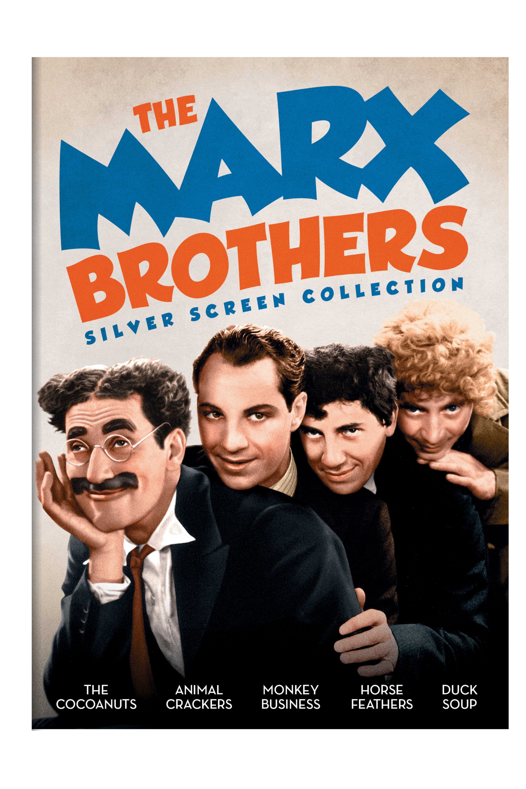 The Marx Brothers Silver Screen Collection - Classic Comedy Films (The Cocoanuts, Animal Crackers, Monkey Business, Horse Feathers, Duck Soup) - Perfect for Movie Nights & Vintage Film Lovers