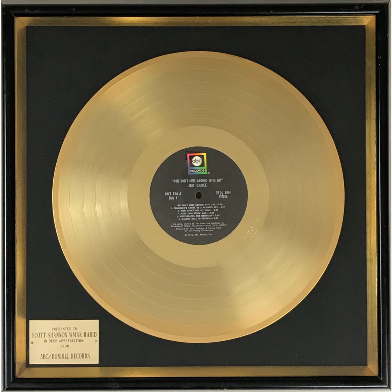Jim Croce - You Don't Mess Around With Jim (1973 Vinyl LP) - Limited Edition Collector's Album - Rare & Award-Winning Classic Rock Record - Perfect for Music Enthusiasts & Vintage Vinyl Collectors
