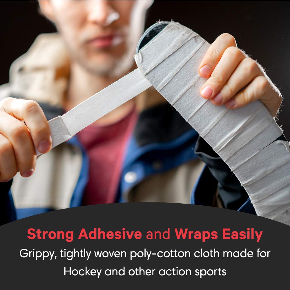 Best Sports Tape & Hockey Tape for Injury Support & Grip - Durable Athletic Tape for Hockey, Basketball & More - Perfect for Wrist, Ankle & Joint Support