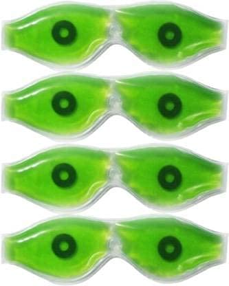 TREE FIT Aloe Vera Cooling Gel Eye Mask - Pack of 4 | Soothing Ice Therapy for Dark Circles & Puffy Eyes | Perfect for Summer, Travel & Post-Workout Recovery | Hydrating Eye Care Treatment for Fatigue Relief