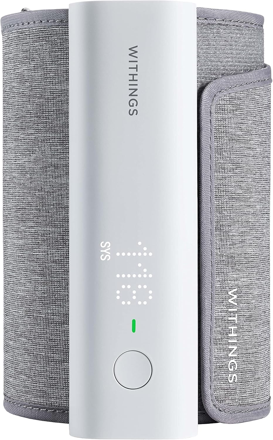 Withings BPM Connect - Smart Digital Blood Pressure Monitor with Heart Rate Tracking - FDA Cleared Arm Cuff for iOS & Android - Home Health Monitoring Device for Hypertension & Heart Health Management