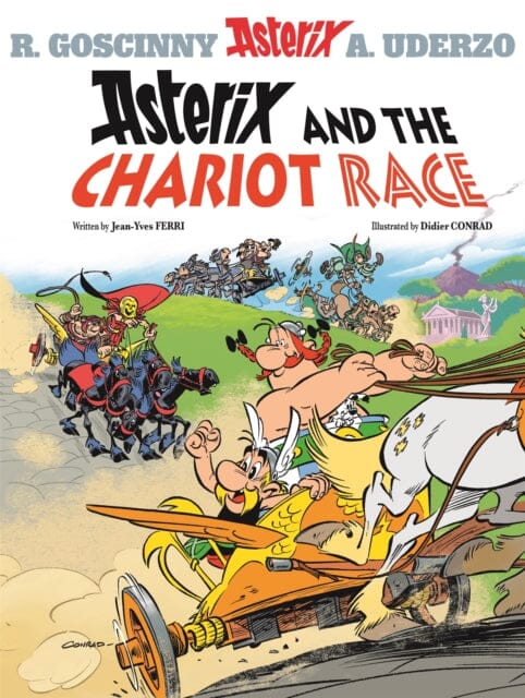 Asterix and The Chariot Race: Album 37 by Jean Yves Ferri - Graphic Novel for Comic Book Lovers, Perfect for Gifts and Collectors