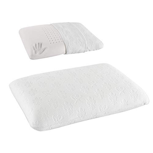Magniflex Classico Smart Plus Memory Foam Pillow - Ultra Soft Contouring Support for Side, Back & Stomach Sleepers - Orthopedic Neck Pain Relief - Perfect for Home, Travel & Office Use - 100% Made in Italy