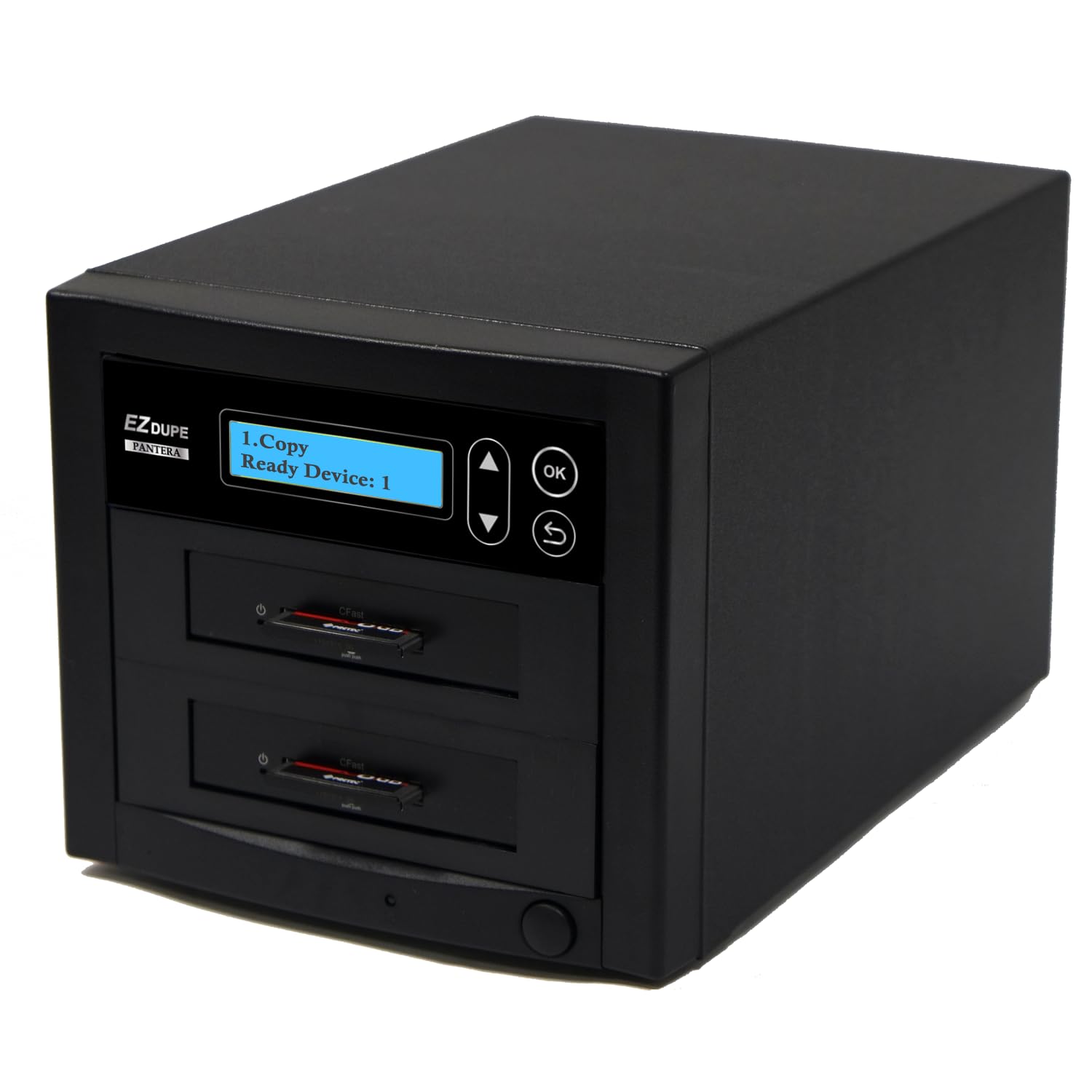 EZ Dupe 1 to 1 CFast Duplicator - High-Speed 9GB/Min CFast Card Cloner & Eraser for Pantera (Ideal for Professional Photographers & Video Editors)