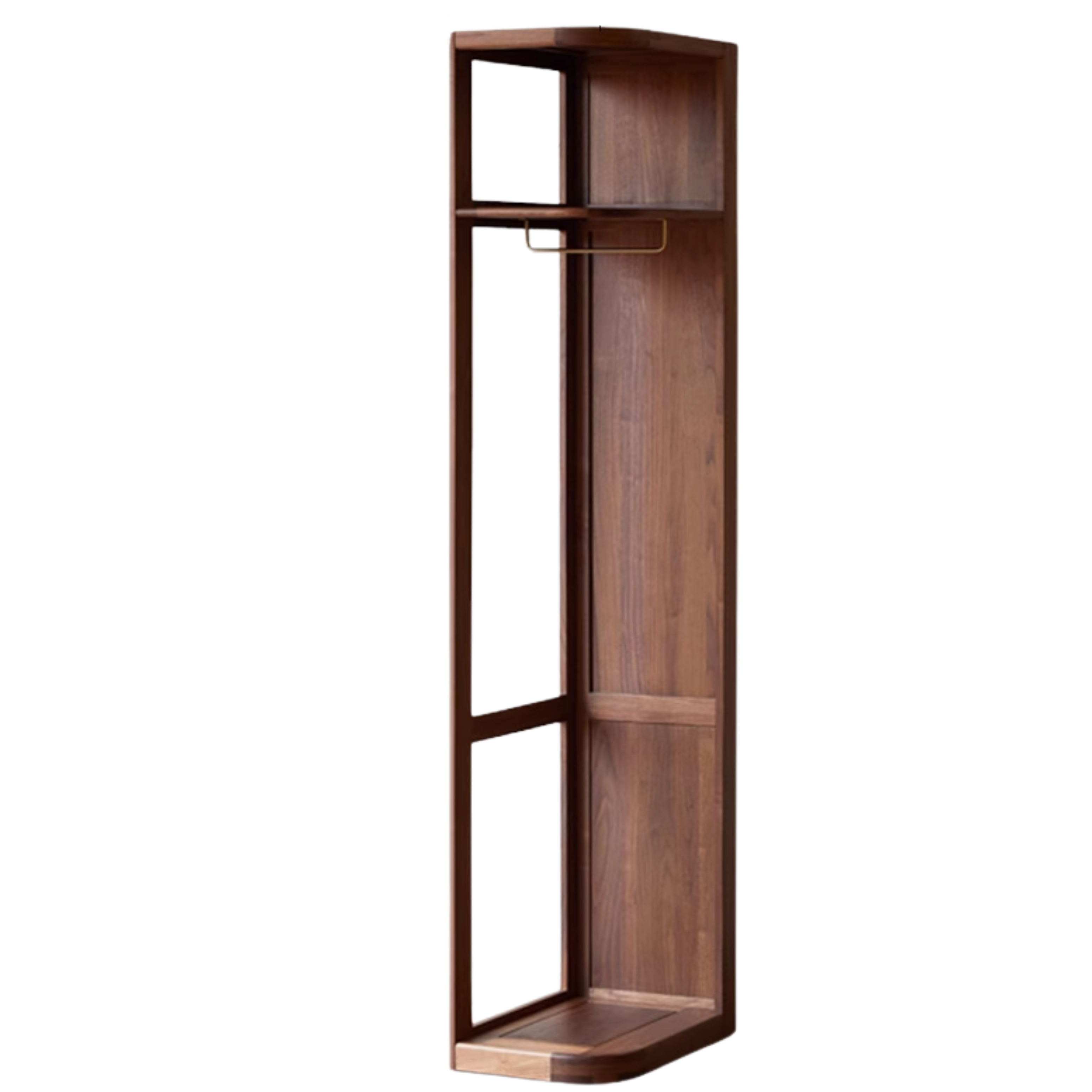 Solid Black Walnut Wood Large Wardrobe - Spacious Closet Organizer for Bedroom, Walk-in Closet & Master Suite Storage
