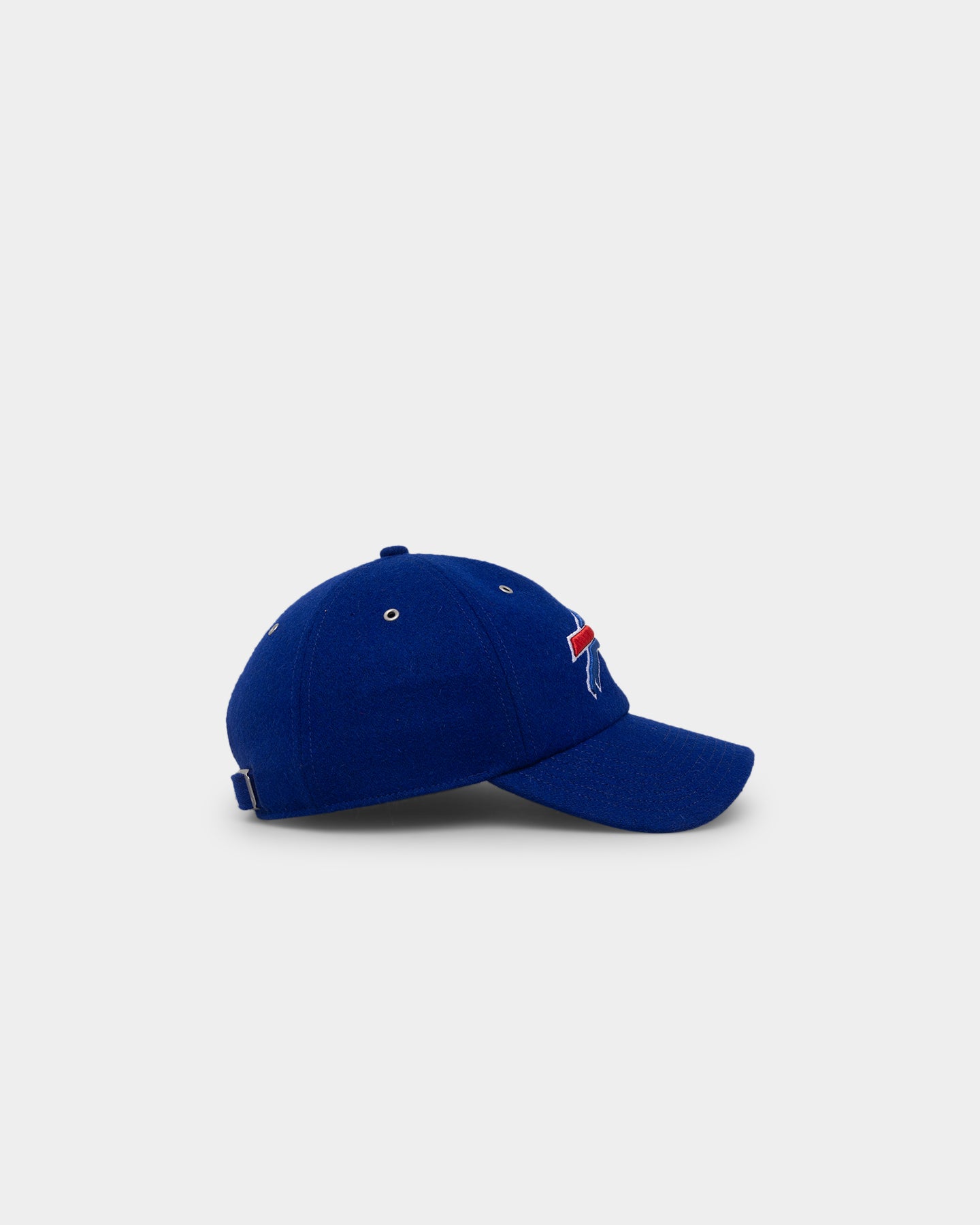 47 Brand Buffalo Bills Wooly '47 Clean Up Strapback Royal - Adjustable Snapback Hat for Men & Women - Perfect for Game Day, Tailgating & Casual Wear