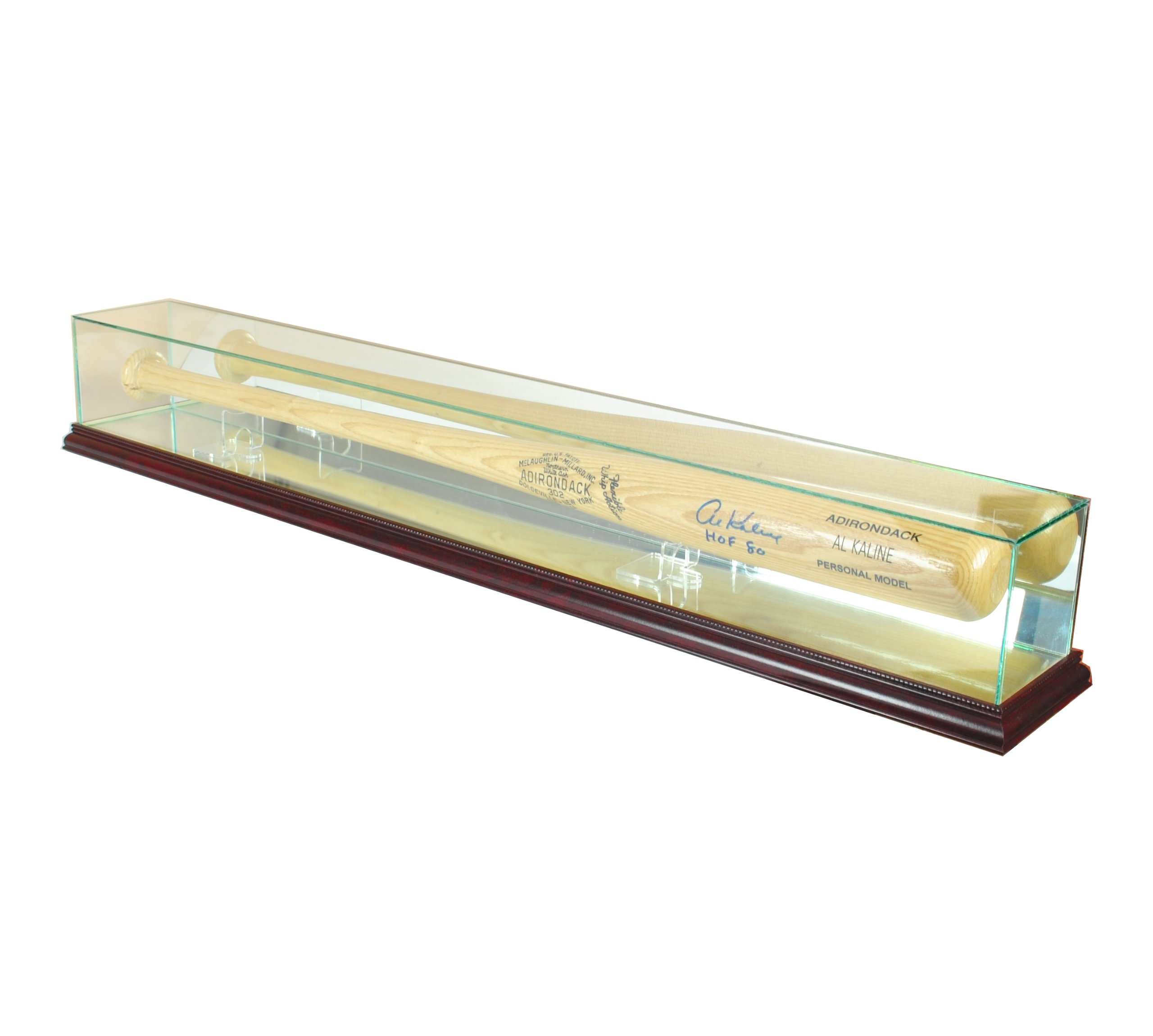 MLB Glass Baseball Bat Display Case - Premium Acrylic Showcase for Collectibles, Perfect for Home, Office, or Sports Memorabilia Display