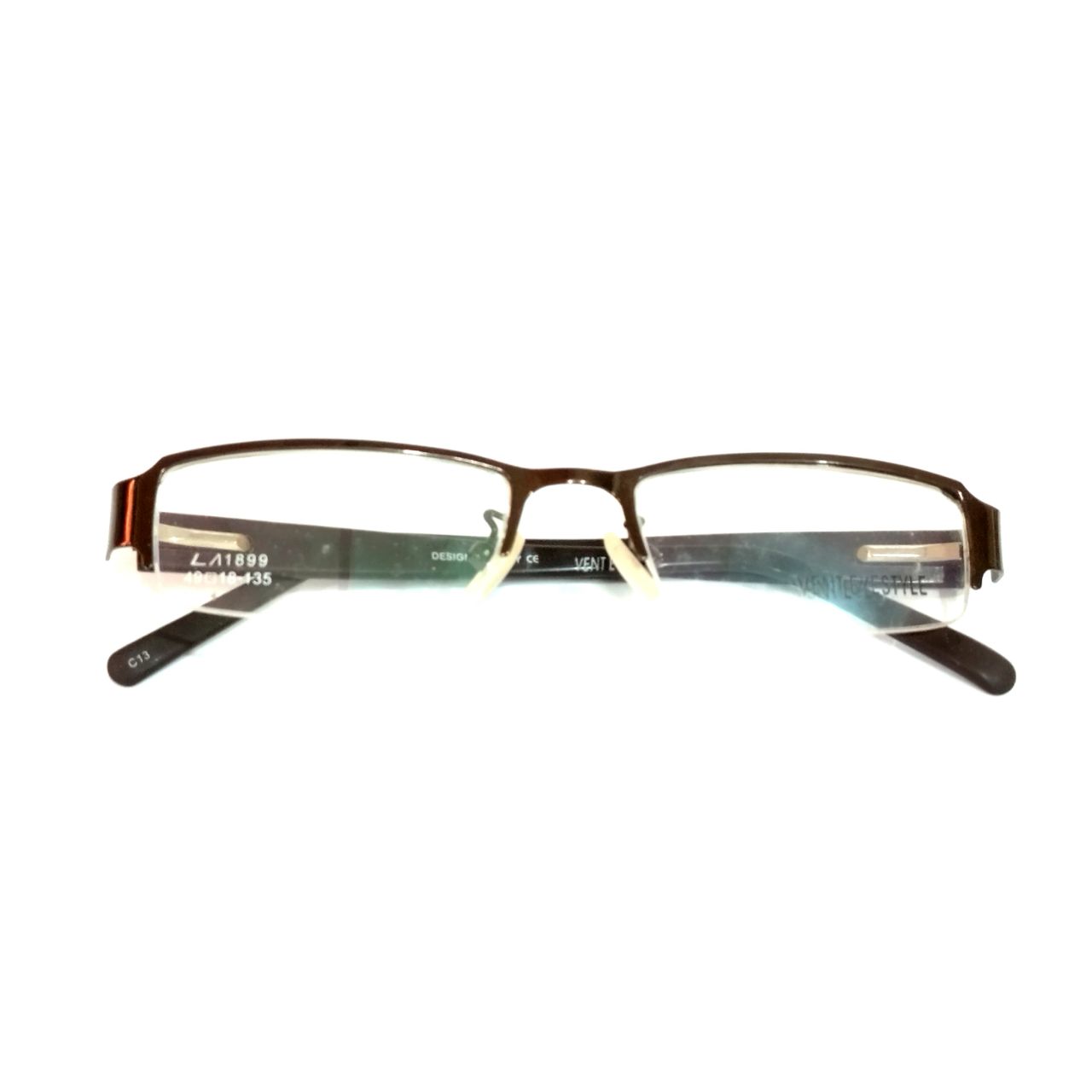 Rectangle Supra Spectacle Frame Glasses LA1899 - Stylish & Durable Eyewear for Men & Women | Perfect for Reading, Driving & Fashion Accessories