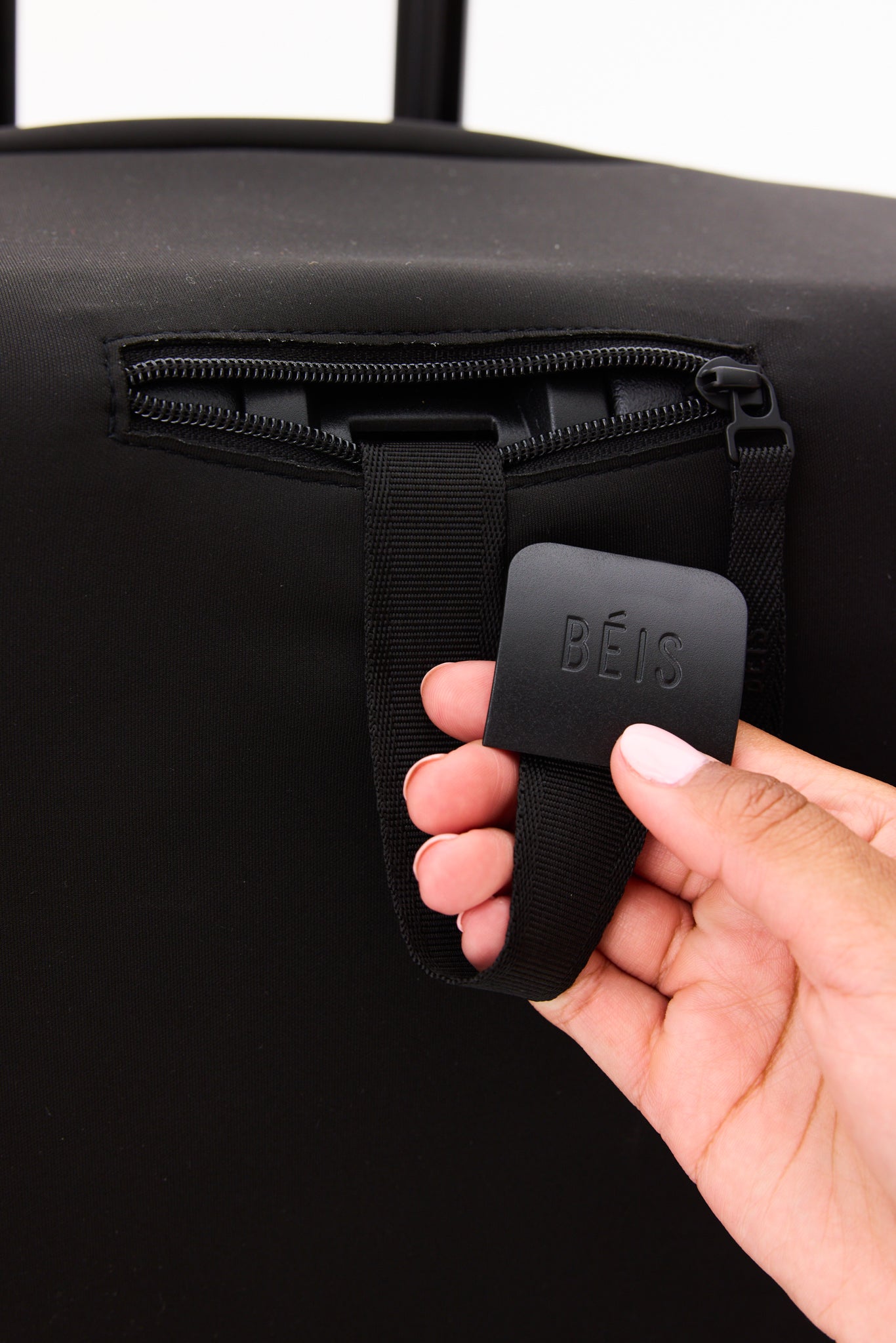 Black Small Carry On Luggage Cover - Waterproof & Durable Travel Suitcase Protector for Airplane, Train & Business Trips