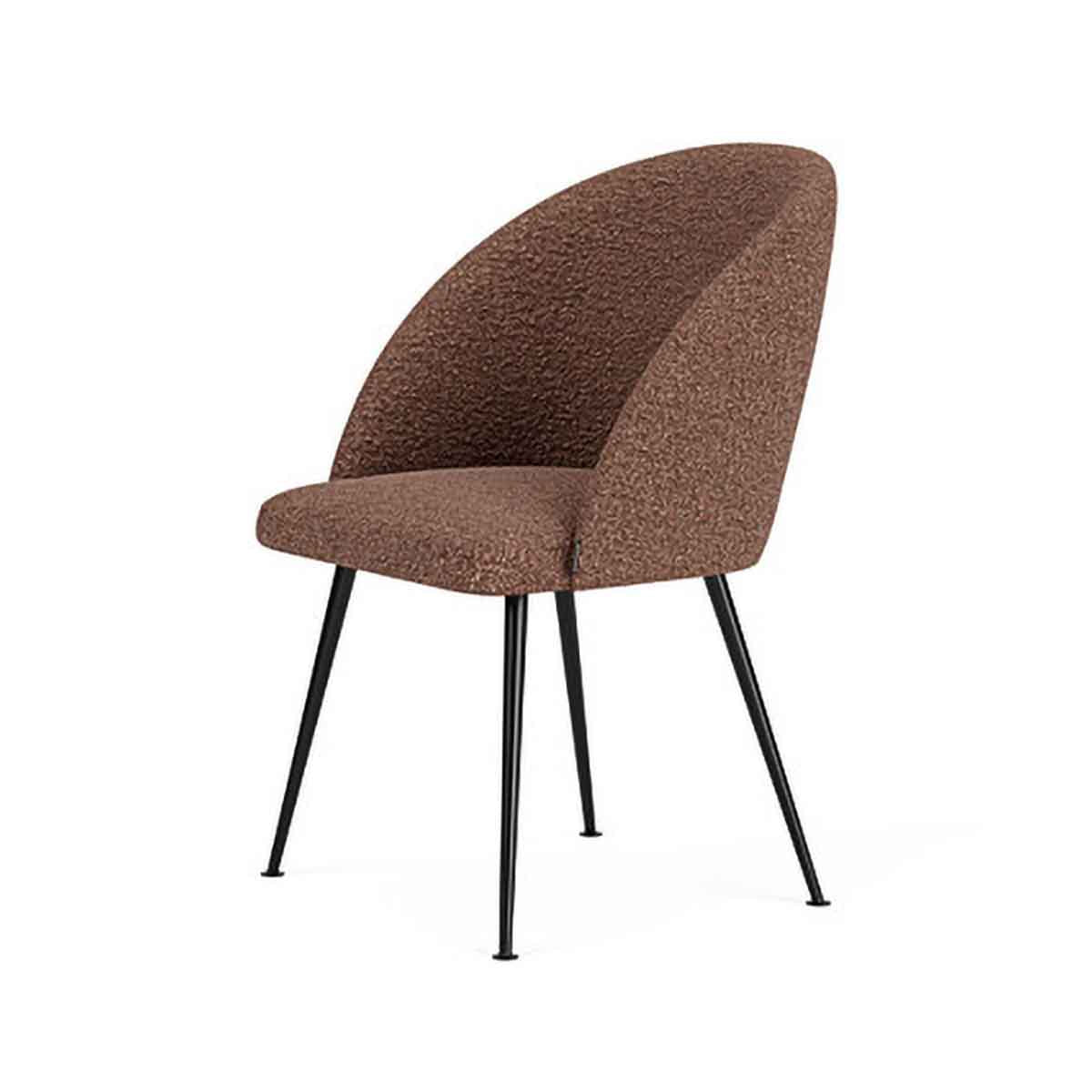 Holly Boucle Dining Chair - Modern Upholstered Accent Chair for Kitchen, Dining Room & Office - Comfortable & Stylish Home Decor