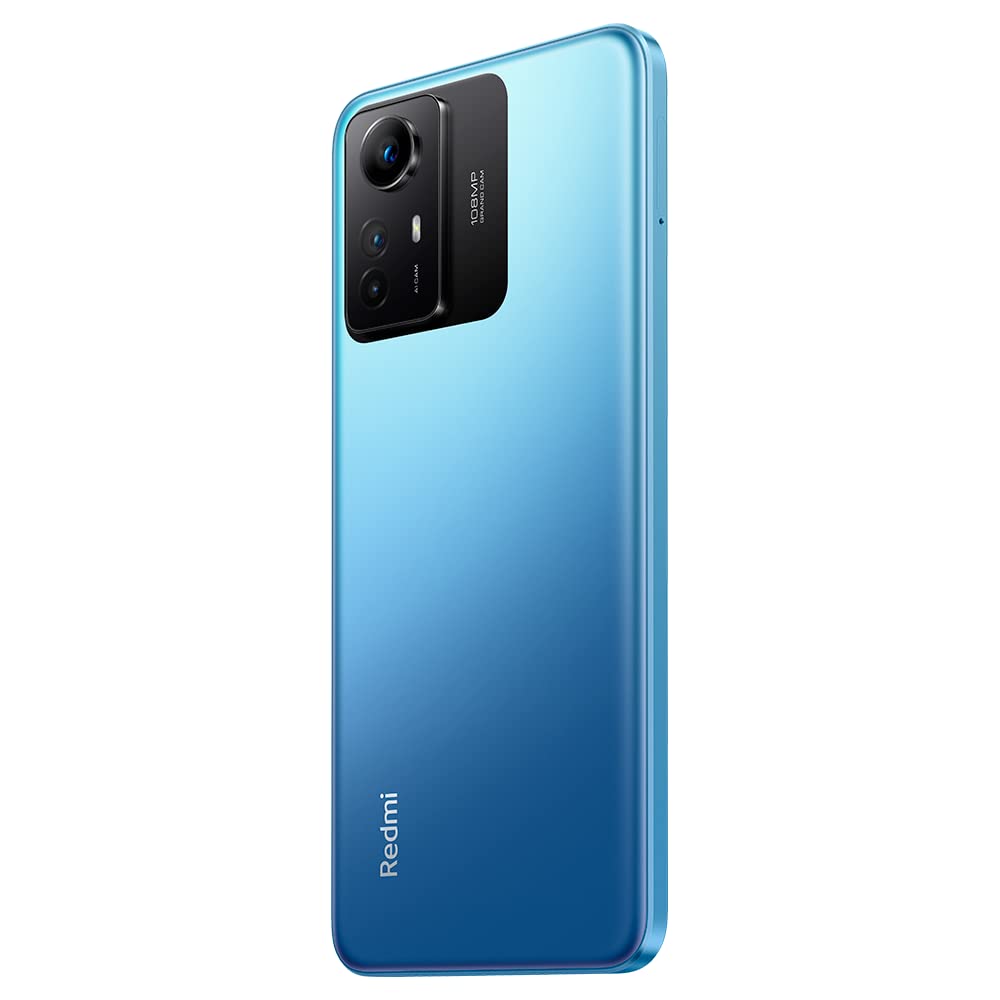 Xiaomi Redmi Note 12S Smartphone 256GB 8GB RAM - Global Unlocked 4G LTE (T-Mobile/Metro/Tello/Mint Compatible) - Ice Blue Color with Fast Car Charger Bundle - Perfect for Travel, Business & Streaming