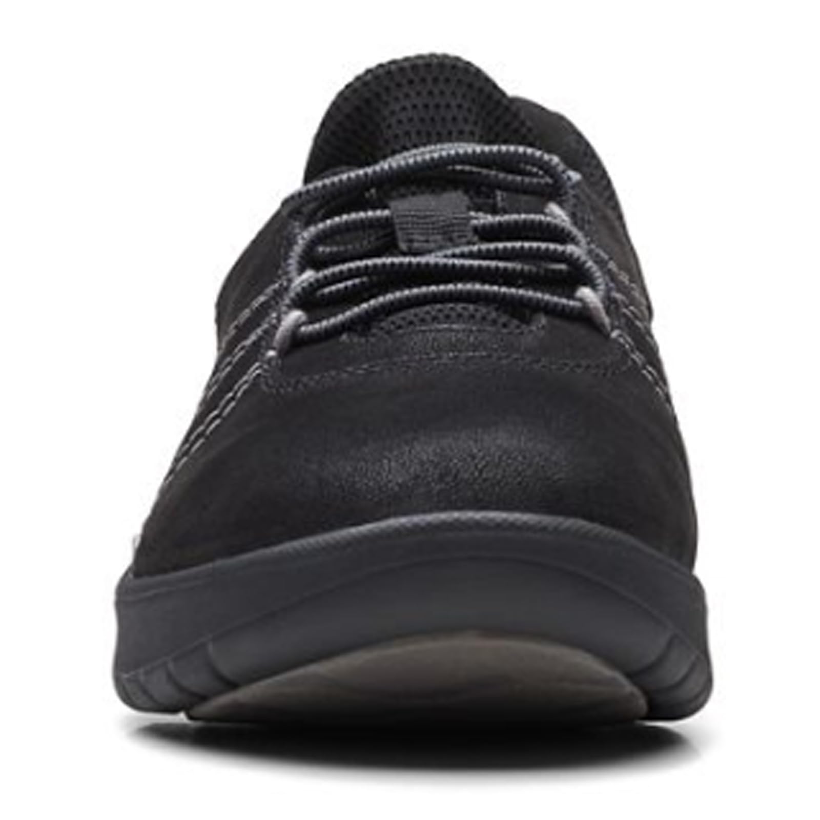 Clarks Women's Adella Stroll Comfortable Walking Shoes - Black/Black, Size 8 | Slip-On Casual Shoes for Work, Travel & Everyday Wear