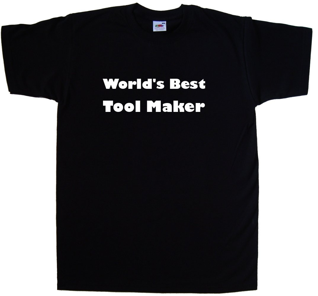 Premium Black T-Shirt for Tool Makers | Durable Cotton Work Shirt | Perfect for Workshops, DIY Projects & Casual Wear