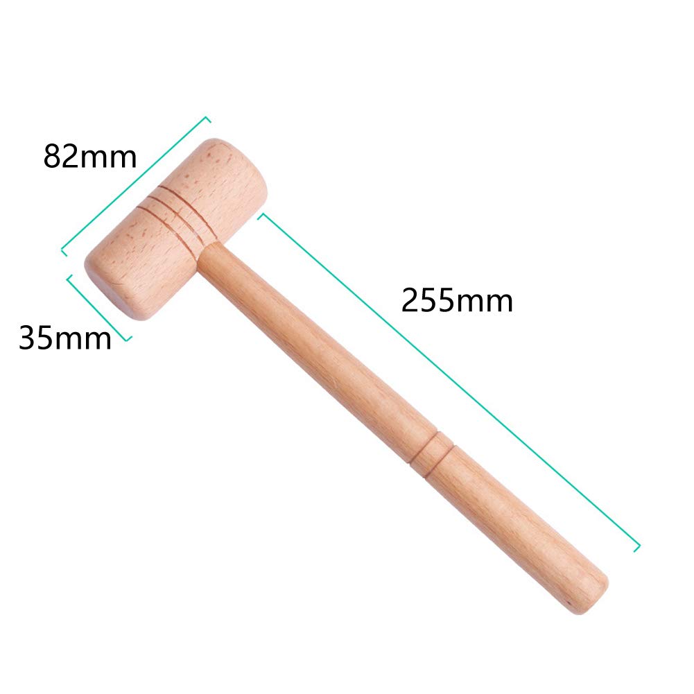 Wooden Jewelry Making Hammer - Handcrafted Wood Mallet for Jewelry Shaping, Repair & Design | Perfect for DIY Jewelry Making, Metal Stamping & Craft Projects