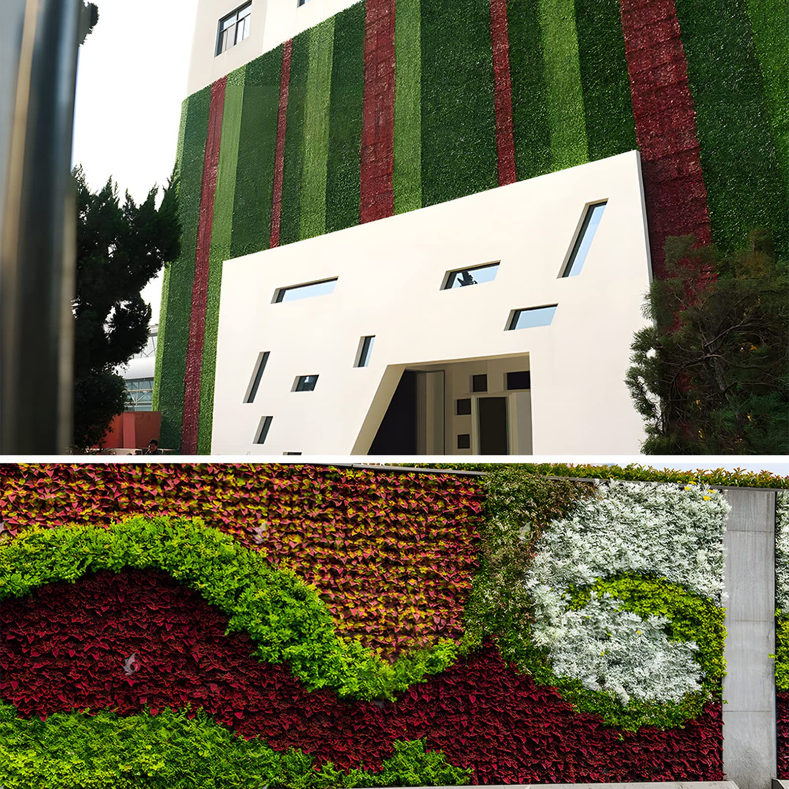 24PCS Artificial Boxwood Hedge Wall Panels - Faux Hedge Plants for Indoor & Outdoor Privacy Fence, Grass Wall & Greenery Backdrop - Perfect for Home, Garden, Wedding & Event Decor