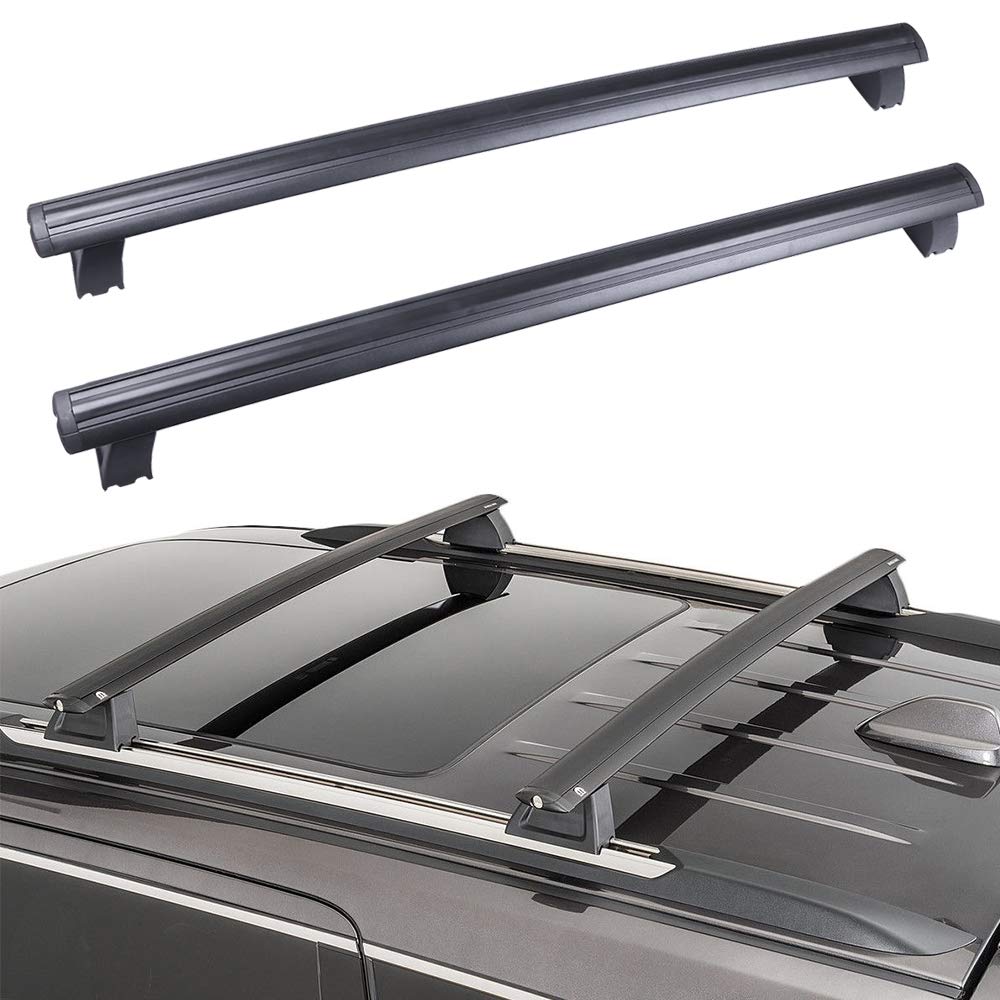 SCITOO Heavy Duty Roof Rack Cross Bars for 2011-2021 Jeep Grand Cherokee | 150LB Capacity Cargo Carrier | Kayak & Luggage Rack System | Perfect for Outdoor Adventures, Camping & Road Trips