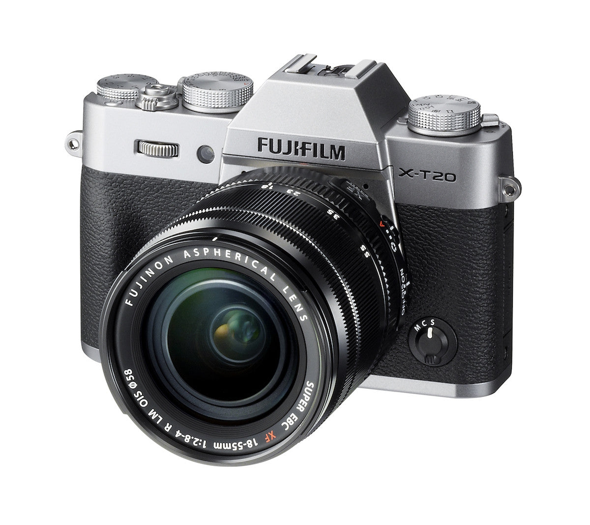 Fujifilm X-T20 Mirrorless Digital Camera with XF 18-55mm f/2.8-4 Lens Kit (Silver) - Perfect for Travel Photography, Vlogging & Street Shooting