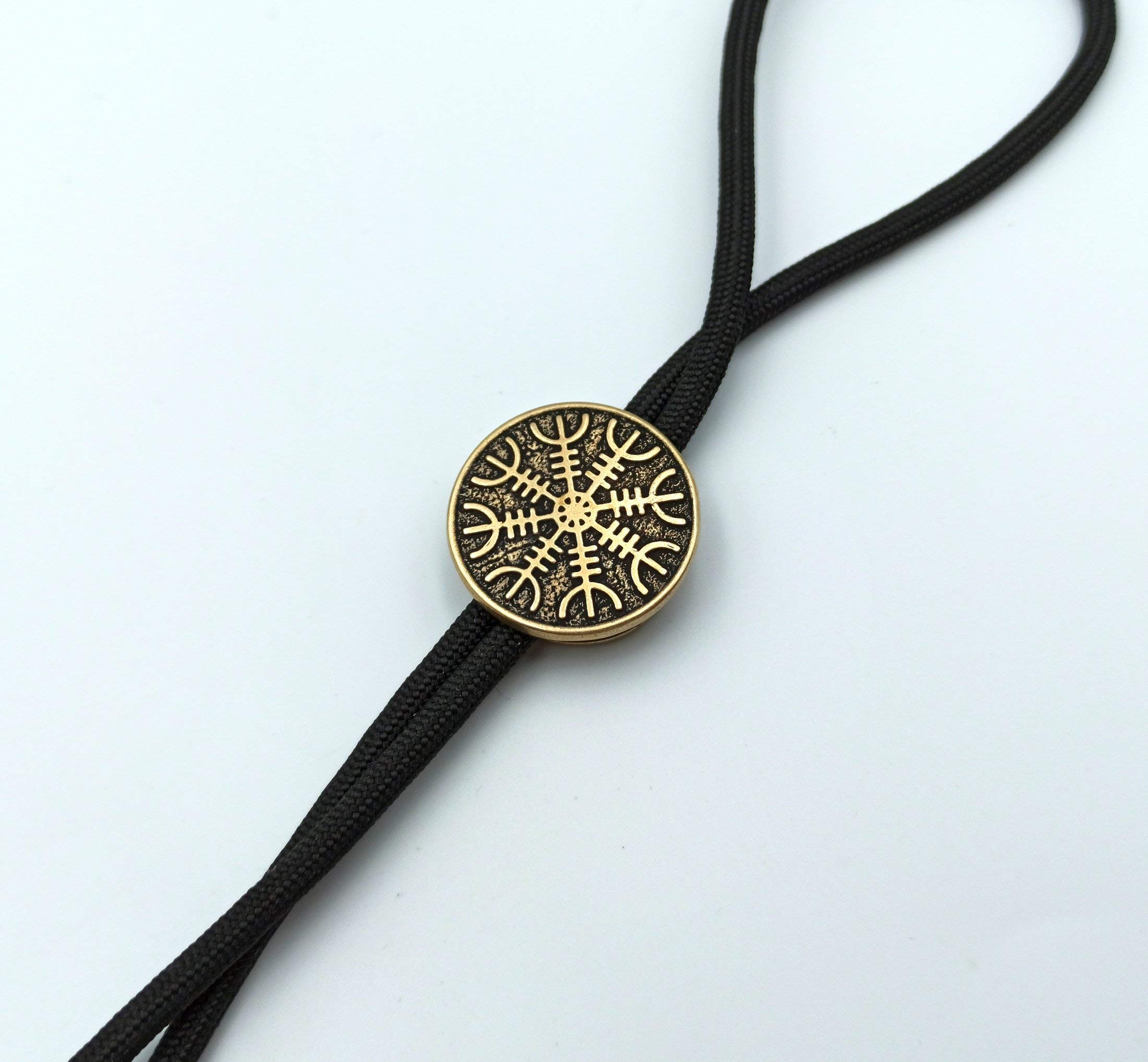 Helm of Awe Rune Paracord Bead - Viking Beads Accessories for EDC, Survival Bracelets & Outdoor Gear