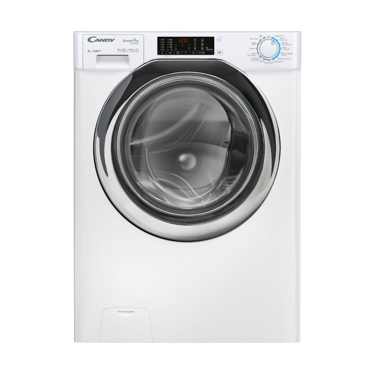 Candy CSU484TWMC UK Under Cabinet Front Load Washing Machine (820mm) - Perfect for Small Kitchens, Apartments, and Laundry Rooms