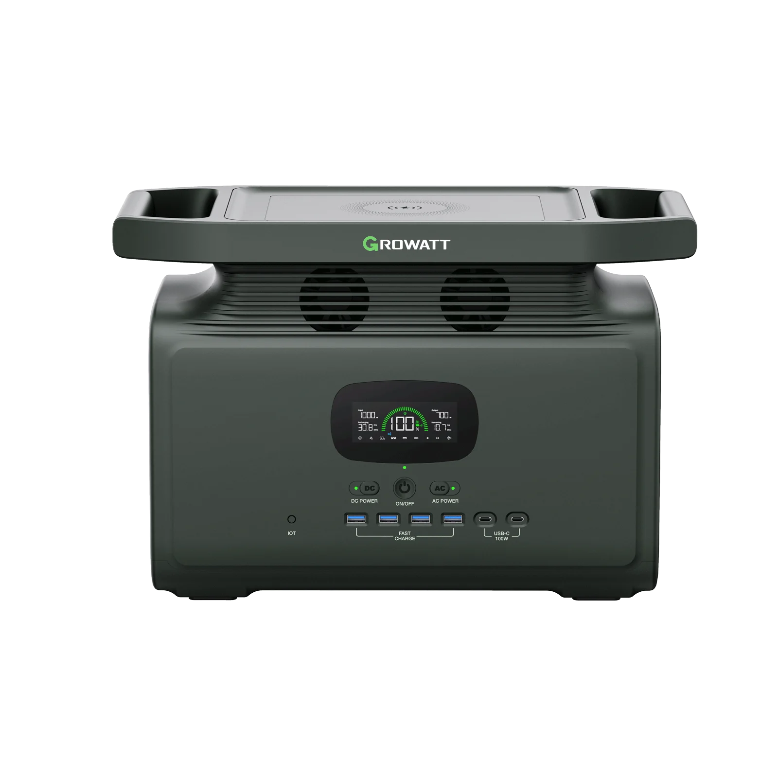 Growatt INFINITY 1200 Portable Power Station - 1200W Solar Generator for Camping, RV, Emergencies & Off-Grid Power Supply