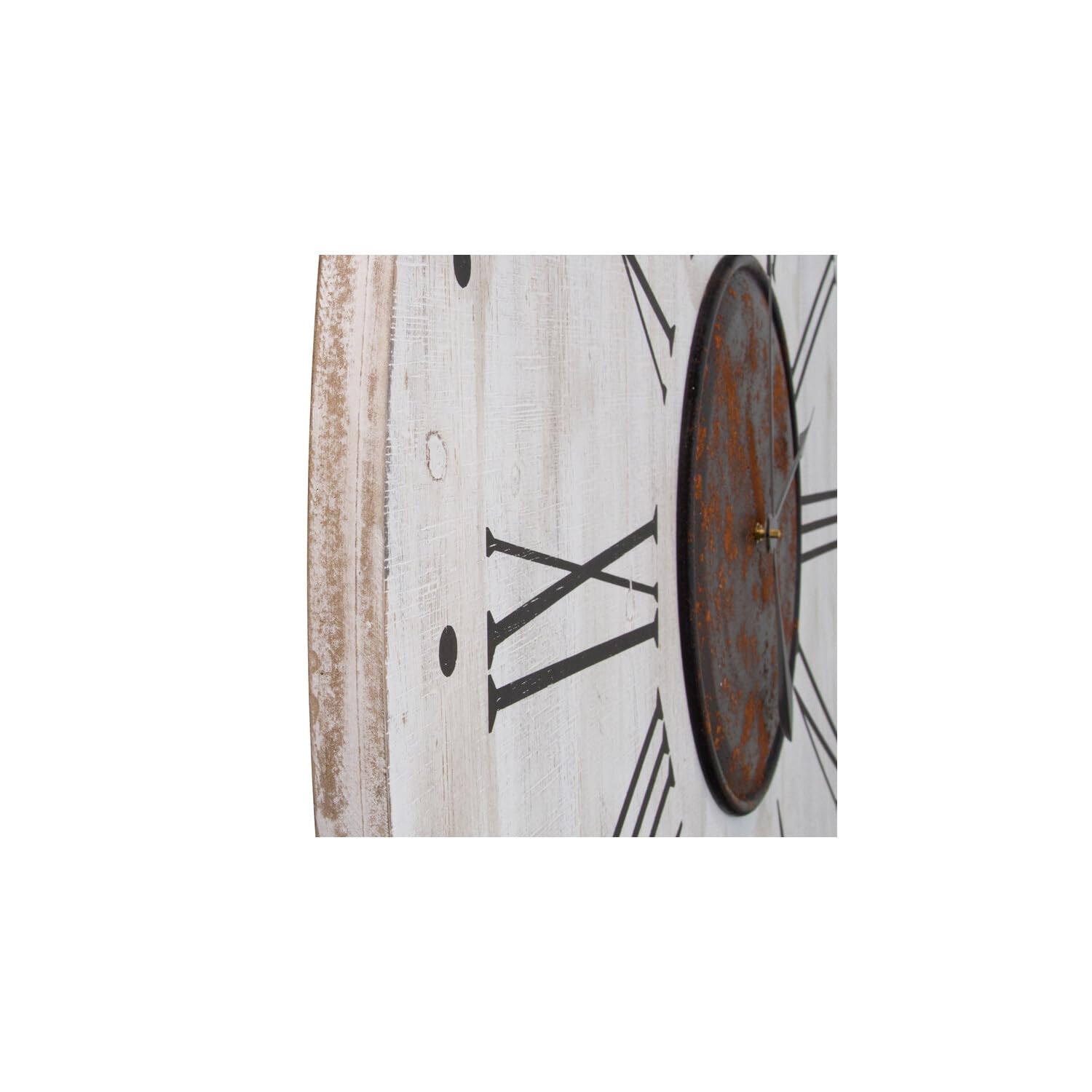 Scandinavian Style Wall Clock - Minimalist Modern Home Decor for Living Room, Bedroom & Office - Silent Non-Ticking Battery Operated Round Clock - Yosemite Home Decor Collection
