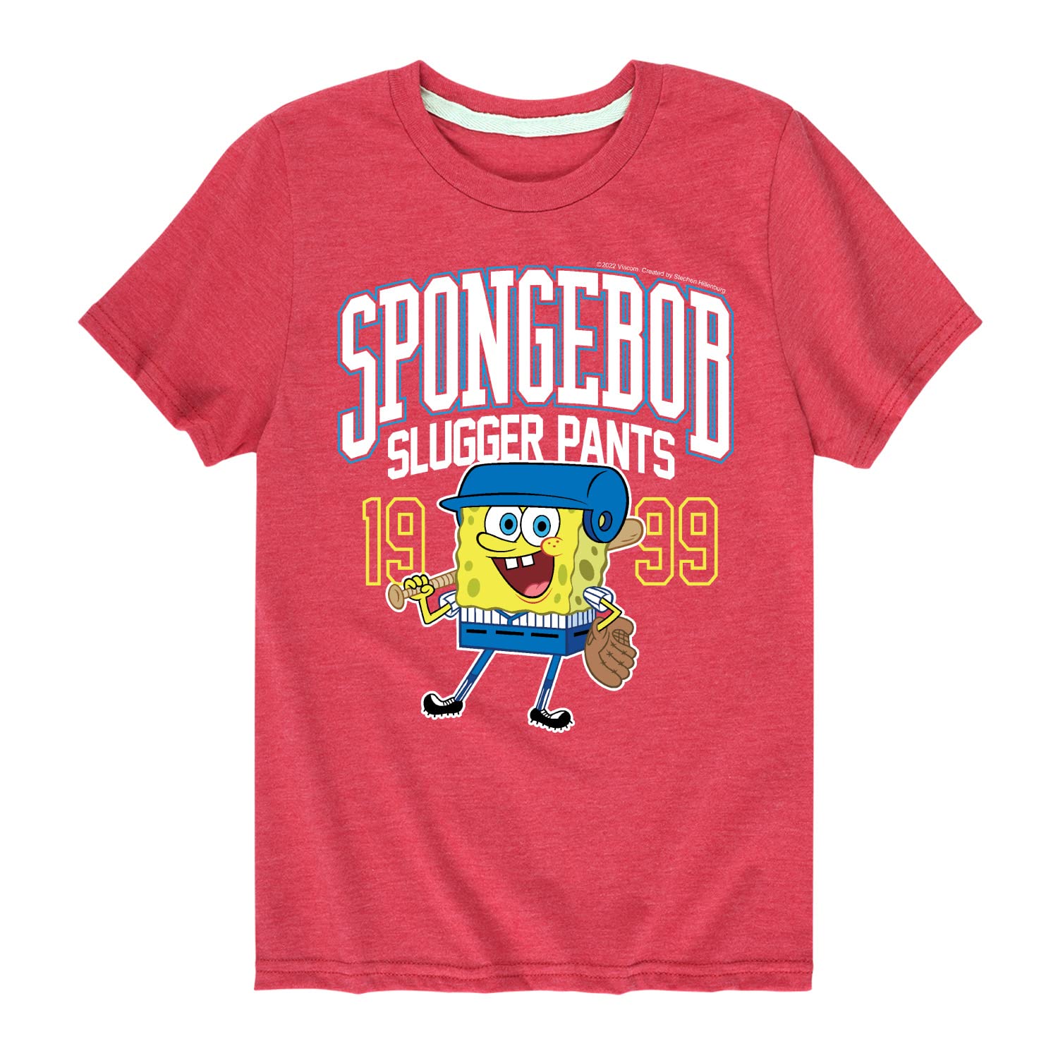 SpongeBob SquarePants Graphic T-Shirt for Toddler & Youth - Soft Short Sleeve Cartoon Tee - Funny Kids Shirt for Playdates, School & Casual Wear