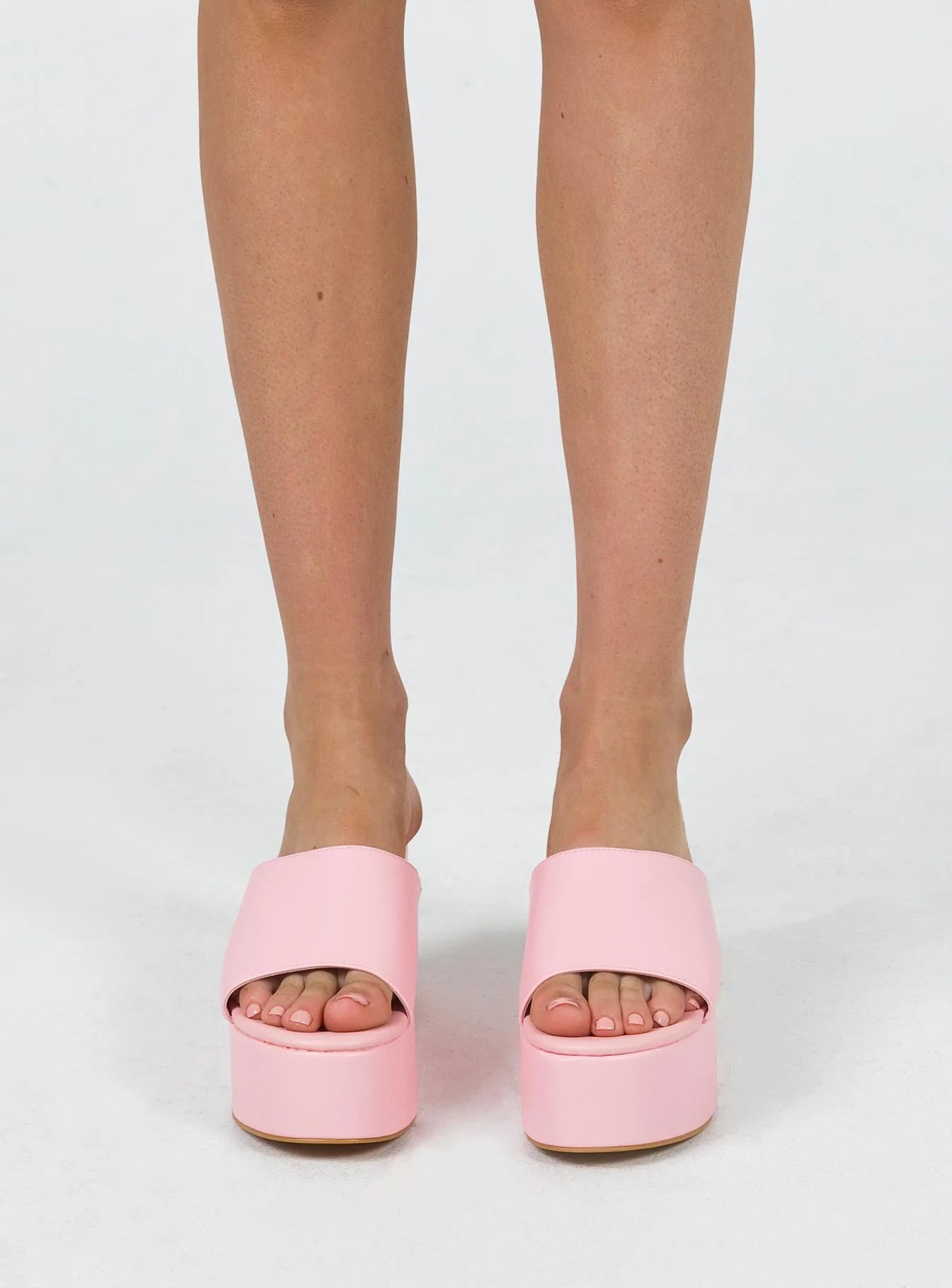 Arora Platform Slides for Women - Comfortable Pink Summer Sandals for Casual Wear, Beach, and Outdoor Activities