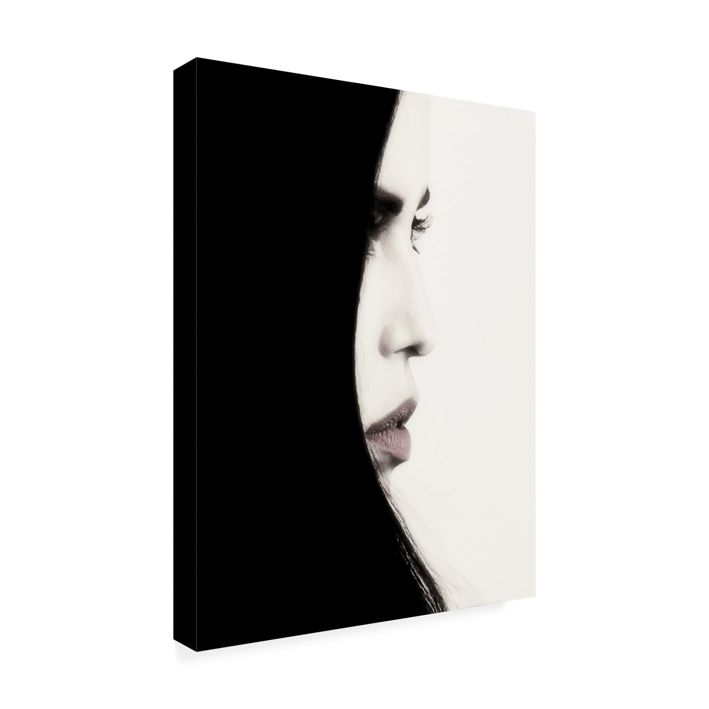 Trademark Fine Art 'Tina' Canvas Wall Art by Larry Deng - Modern Home Decor for Living Room, Bedroom & Office