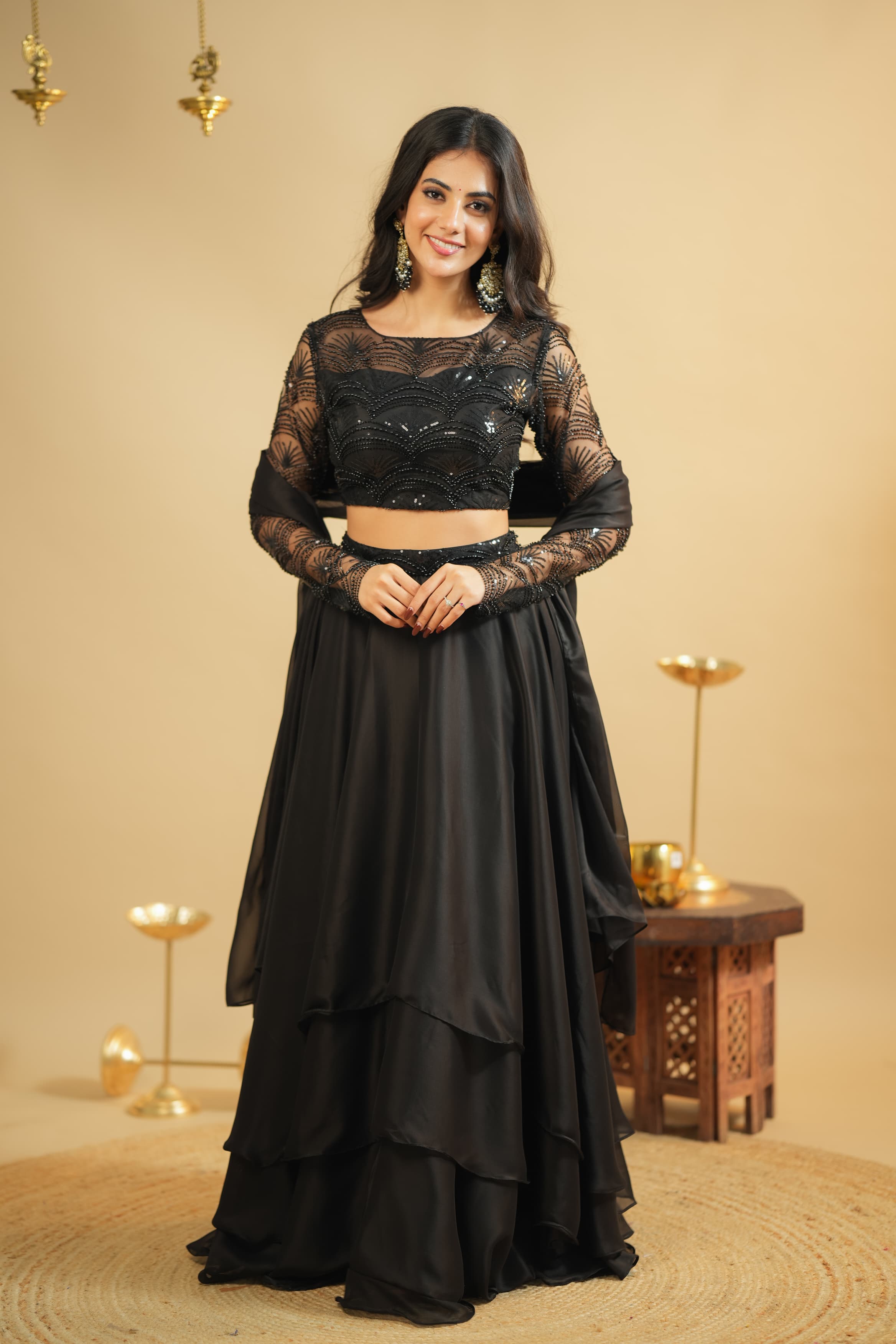 DD761 Vinisha Premium Designer Lehenga Choli for Women - Elegant Indian Bridal Wear for Weddings, Festivals & Special Occasions
