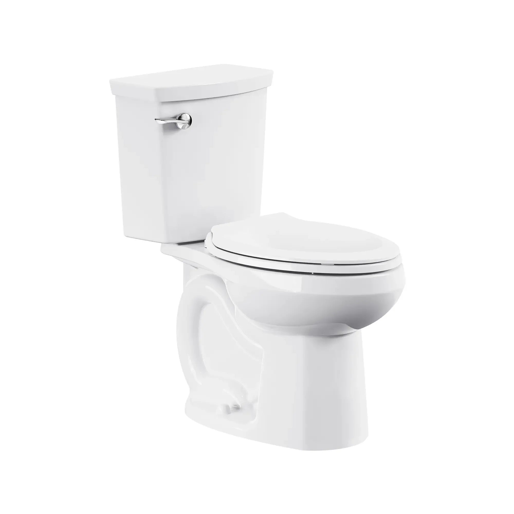 H2Optimum® Two Piece 1.1 GPF/4.2 LPF Chair Height Elongated Toilet Bowl - Water Saving Bathroom Fixture for Modern Homes & Commercial Spaces