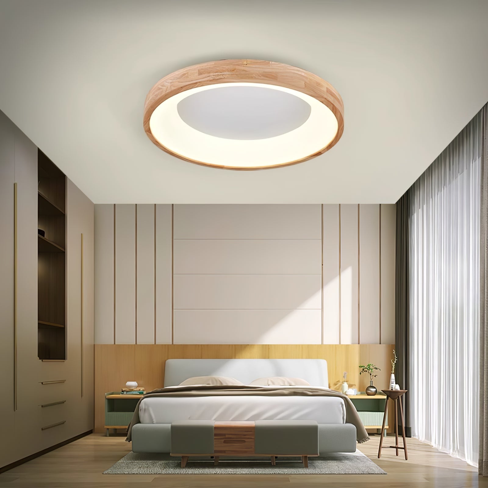 Modern Square Ceiling Light Fixture - LED Flush Mount Lighting for Kitchen, Bedroom & Living Room - Energy Efficient & Dimmable - Perfect for Home & Office Decor