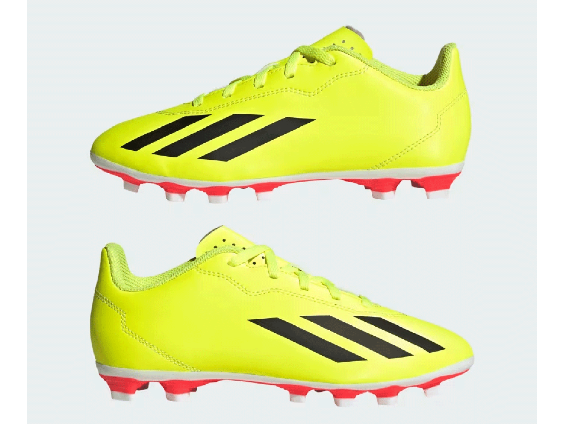 Adidas Junior X Crazyfast Club Flexible Ground Soccer Cleats for Kids - Lightweight & Durable Football Shoes for Youth Players - Perfect for Training & Matches on Natural Grass