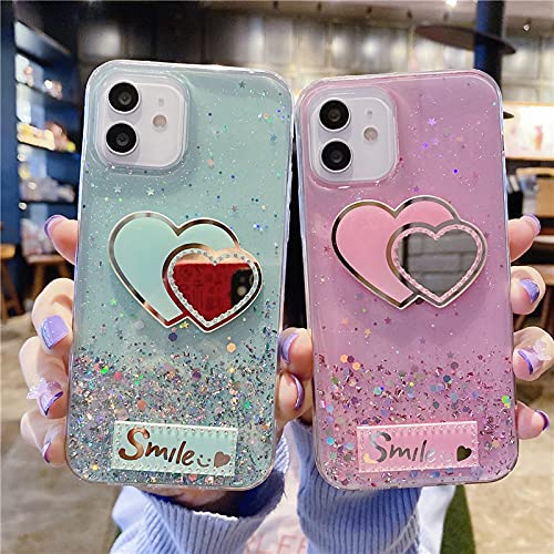 Samsung Galaxy A51 4G Phone Case - Mirror Glitter Bling Star Design, Soft Flexible TPU Silicone Protective Cover for Women & Girls (Pink) | Perfect for Everyday Use, Parties & Gift Giving