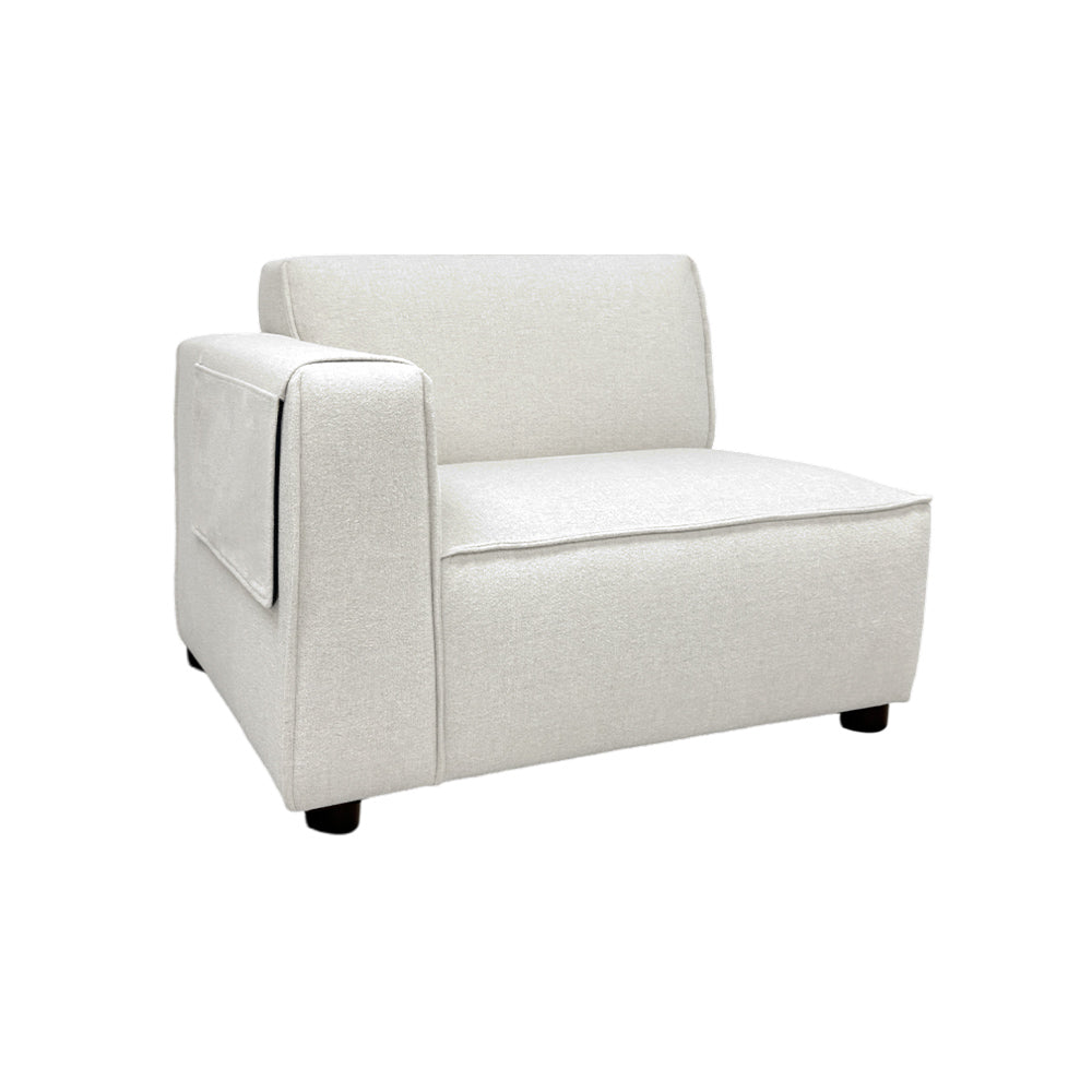 Bruno Left Arm Modular Chair - Ergonomic Office Chair with Adjustable Height & Lumbar Support - Perfect for Home Office, Gaming & Workspace
