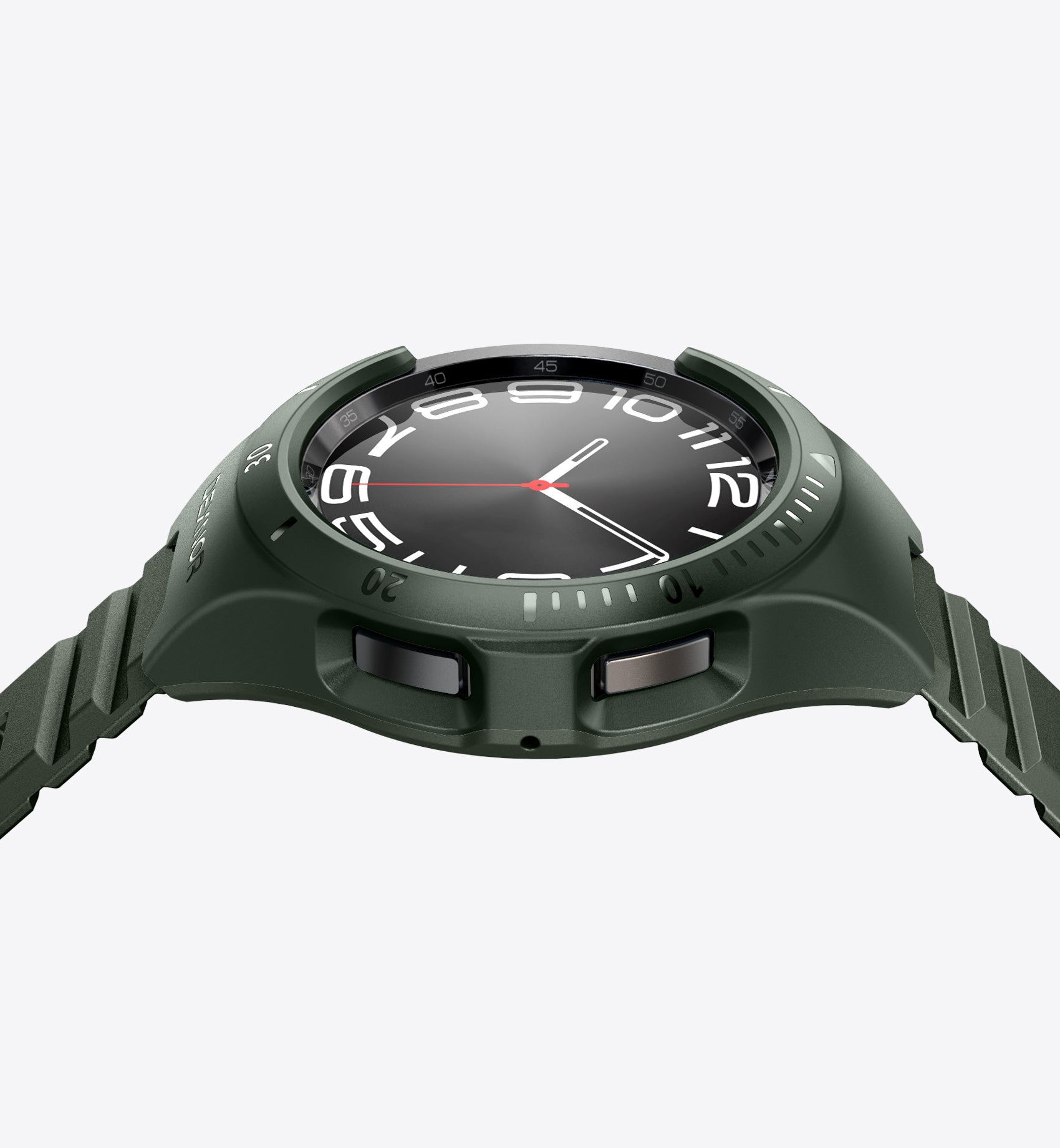 **Dexnor Rugged Shockproof Full Body Bumper Case for Samsung Galaxy Watch 6 (43mm) - Raised Bezel Snap-On Cover - Perfect for Outdoor Sports, Hiking & Active Lifestyles**