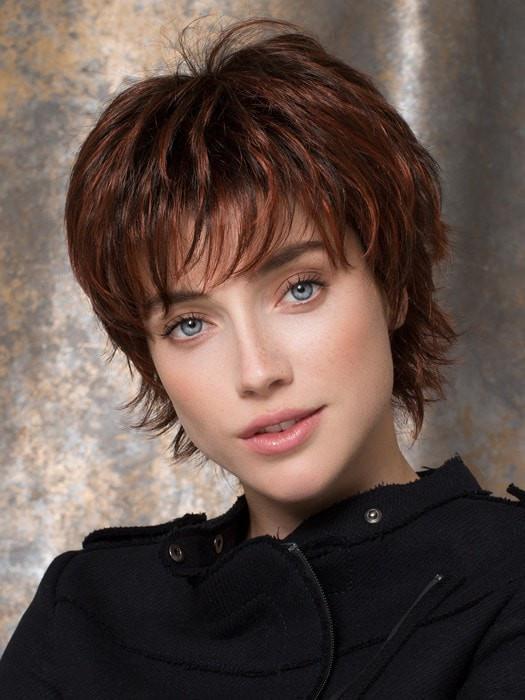 Click Short Synthetic Wig with Basic Cap - Lightweight & Natural Look for Cosplay, Costumes & Everyday Wear