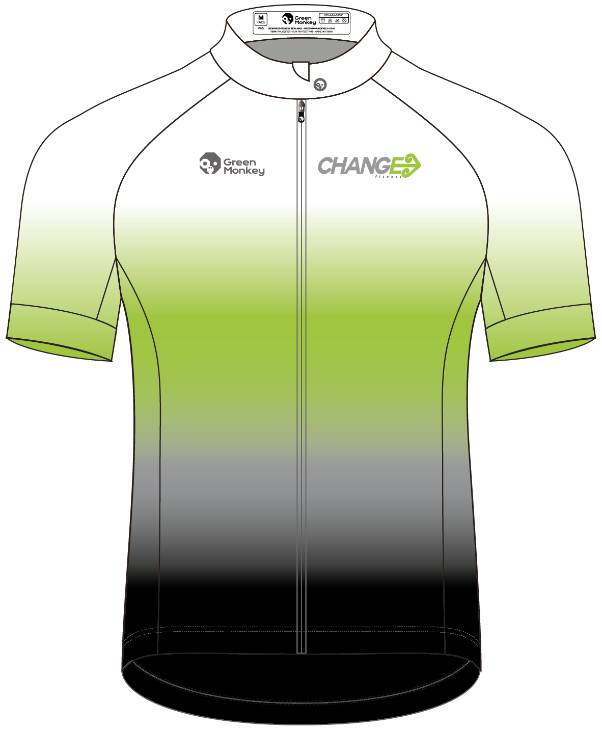 High-Performance CHANGE FITNESS Cycling Jersey for Men & Women - Breathable, Moisture-Wicking Bike Shirt for Road & Mountain Biking - Perfect for Training, Racing & Outdoor Adventures