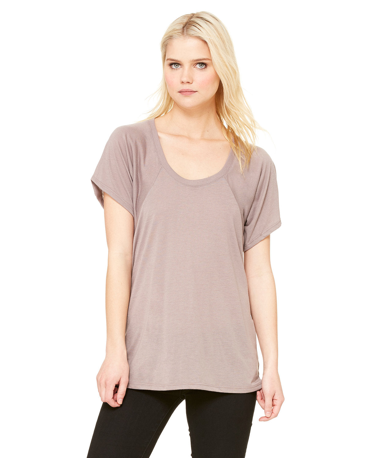 Bella + Canvas B8801 Women's Flowy Raglan T-Shirt - Soft & Comfortable Short Sleeve Tee for Casual Wear, Workout, and Everyday Outfits