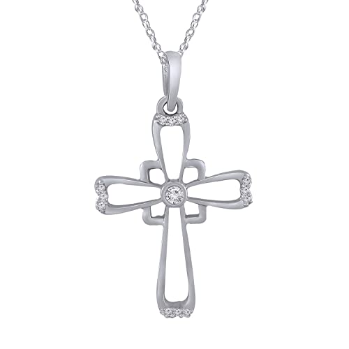 Open Cross Pendant 2