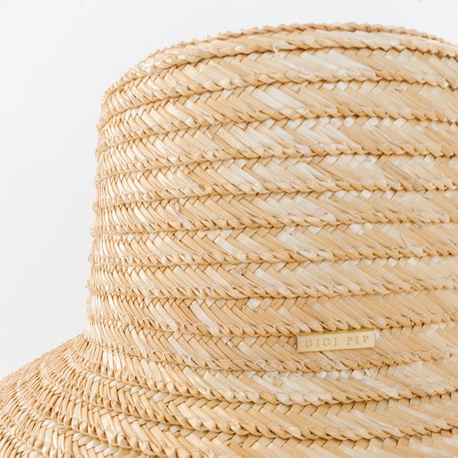 Jolie Women's Classic Boater Straw Hat - Summer Beach, Garden Party & Outdoor Fashion Accessory