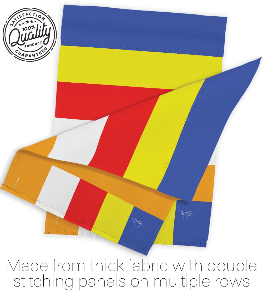 Buddhist House Flag Set 28x40