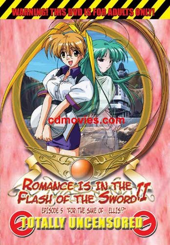 Romance is in the Flash of the Sword II Vol.5 DVD - Anime Action Adventure Series - Perfect for Anime Collectors & Movie Nights