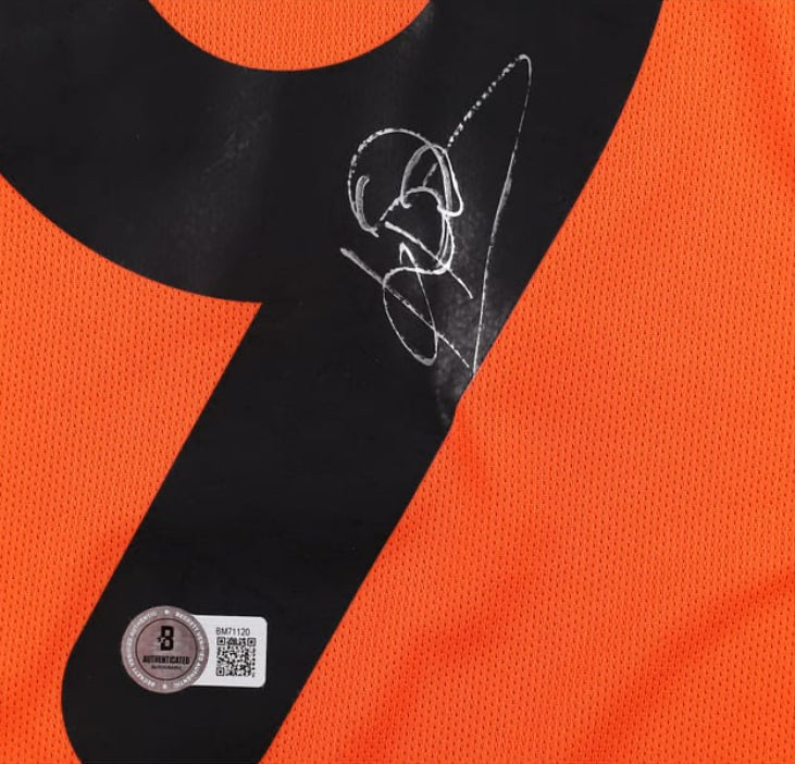 Patrick Kluivert Autographed Netherlands Nike Soccer Jersey - Authentic Signed Football Shirt - Perfect for Fans, Collectors & Memorabilia Enthusiasts - Great for Display, Gifts & Sports Decor