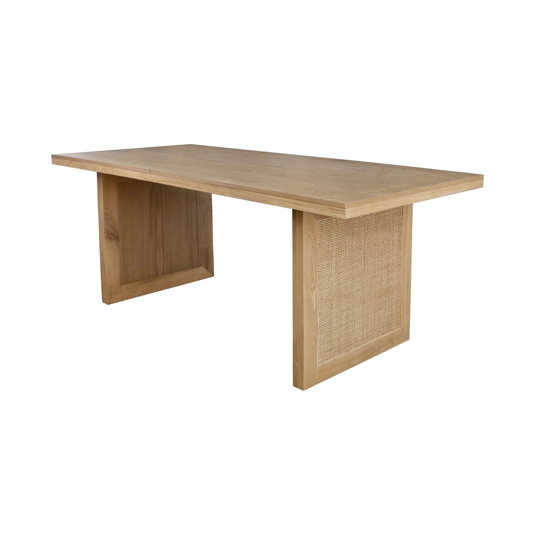 Modern Rattan Dining Table Set - Natural Wicker Outdoor Patio Furniture for Garden, Porch, or Backyard - Perfect for Family Gatherings & Al Fresco Dining