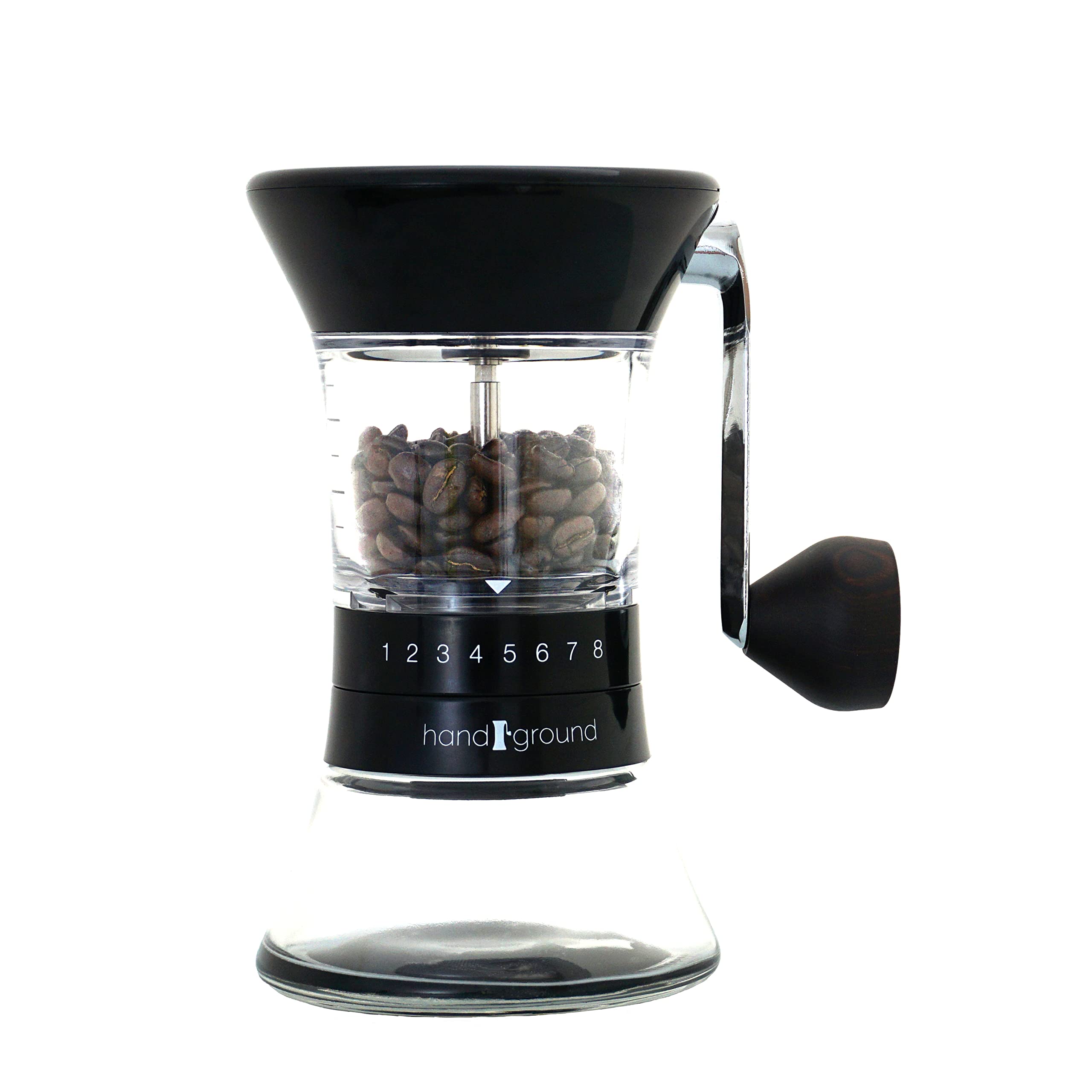 Handground Precision Manual Coffee Grinder - Adjustable Ceramic Burr Mill for Espresso, French Press & Pour Over | Portable Coffee Bean Grinder for Home, Camping & Travel