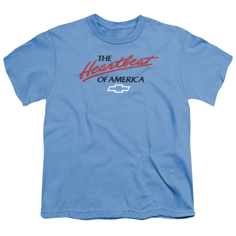 Chevrolet Heartbeat of America Unisex Youth T-Shirt for Boys & Girls - Comfortable Casual Wear for Kids, School, Sports & Family Outings