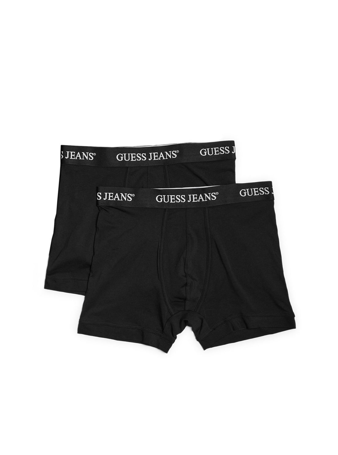 Guess Men's Black 2-Pack Cotton Boxer Briefs - Soft Comfort Underwear for Everyday Wear & Gym Workouts