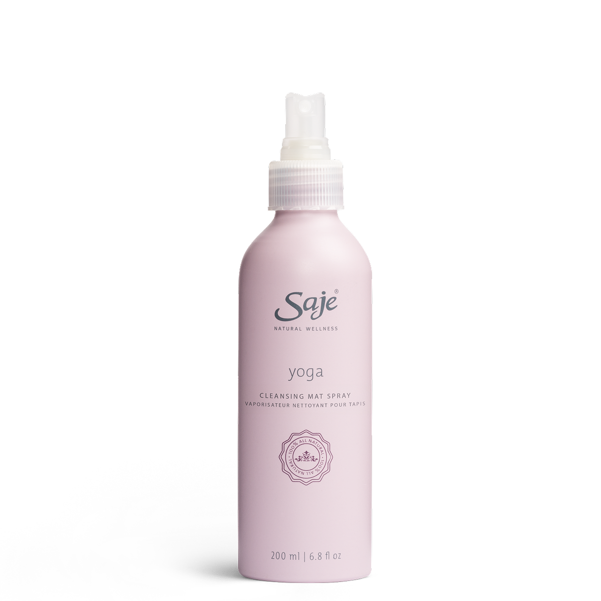 Natural Yoga Mat Cleaning Spray - Eco-Friendly & Non-Toxic Mat Cleaner for Yoga, Pilates & Fitness Equipment | Perfect for Home, Studio & Gym Use
