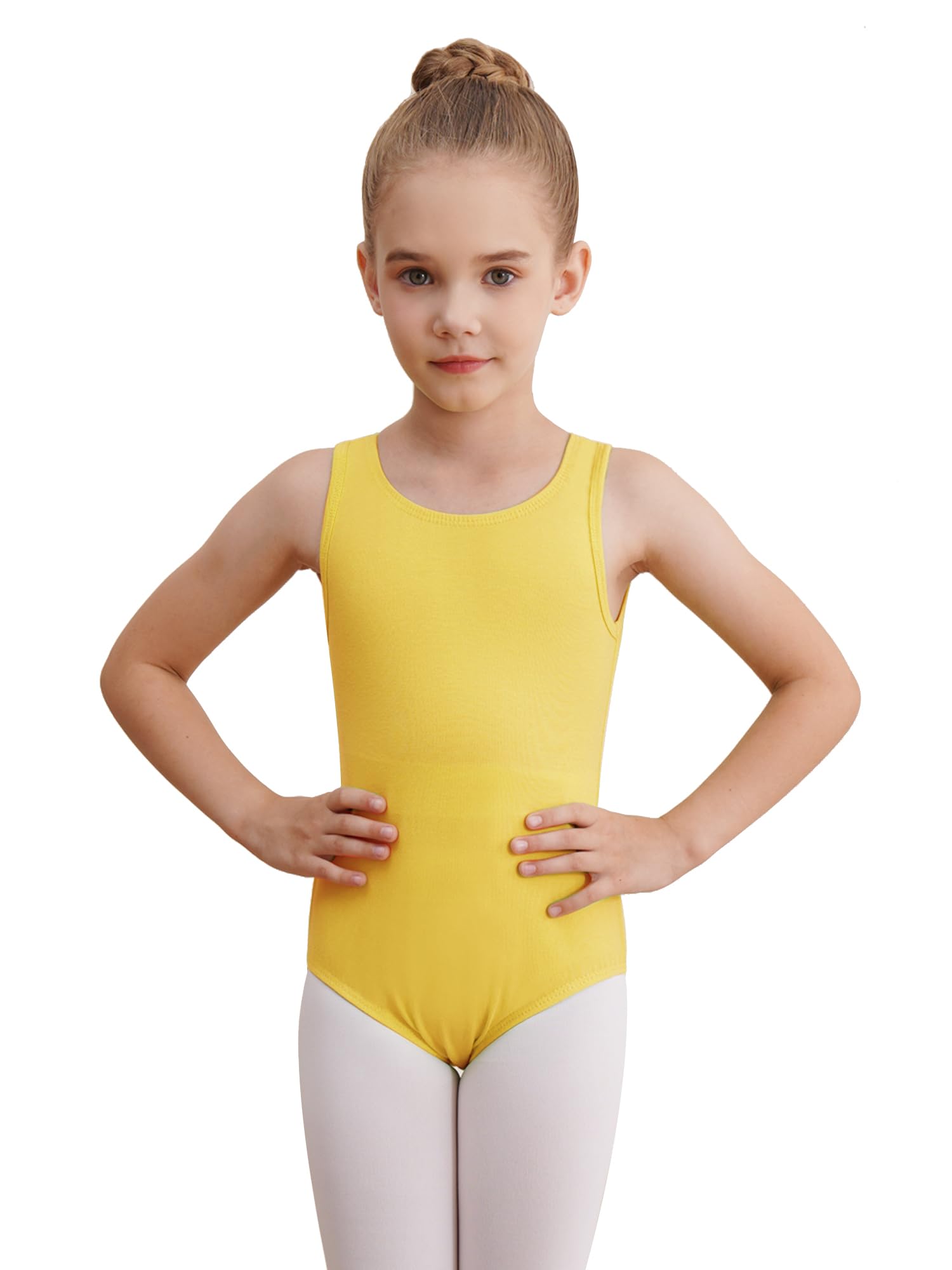 Girls Gymnastics Leotards - Sleeveless Ballet Dance Leotard for Kids | Perfect for Gymnastics Practice, Ballet Class & Dance Recitals