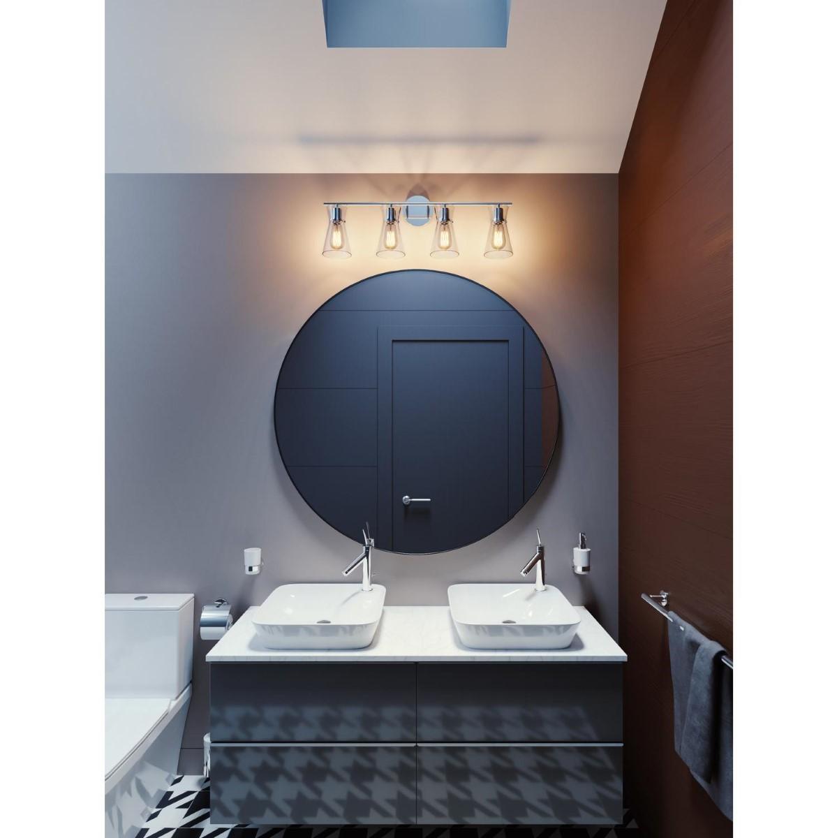 Amanda Vanity Light - Modern LED Bathroom Mirror Light with Adjustable Brightness, Perfect for Makeup, Shaving & Grooming - Ideal for Bedroom, Bathroom & Dressing Room Lighting